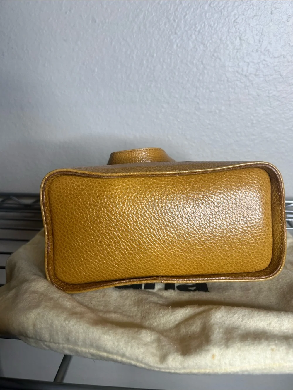 Furla Classic Pebbled Leather Shoulder Bag in Cognac - Picture 7 of 9